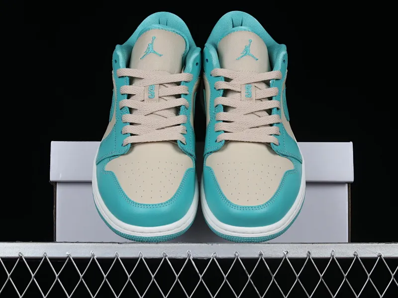 All categories Air Jordan Jordan series basketball shoes Air Jordan 1 Low G version pure original Air Jordan 1 Low AJ1 Joe 1 Tiffany green low-top basketball shoes DC0774-131